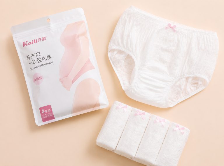 纯棉高腰孕妇一次性内裤